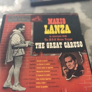 Mario Lanza - The Great Caruso (Red Vinyl) 4 Record Boxed Set